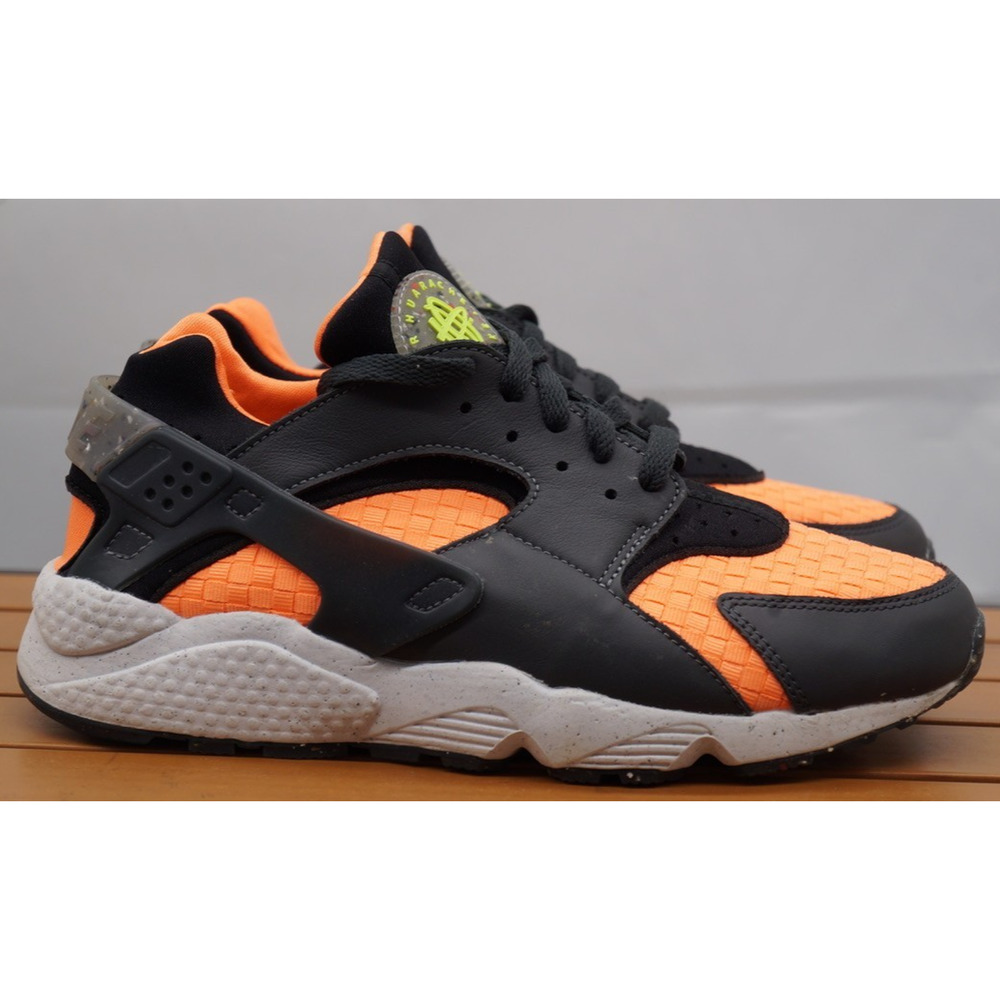 Nike Air Huarache Crater PRM - Black Atomic Orange - DG5013 001 - Men's Size 9.5 - Picture 7 of 11